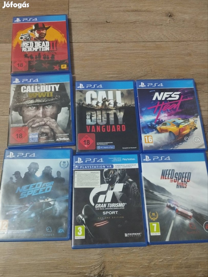 Ps4 játékok kiváló, karcmentes állapotban 