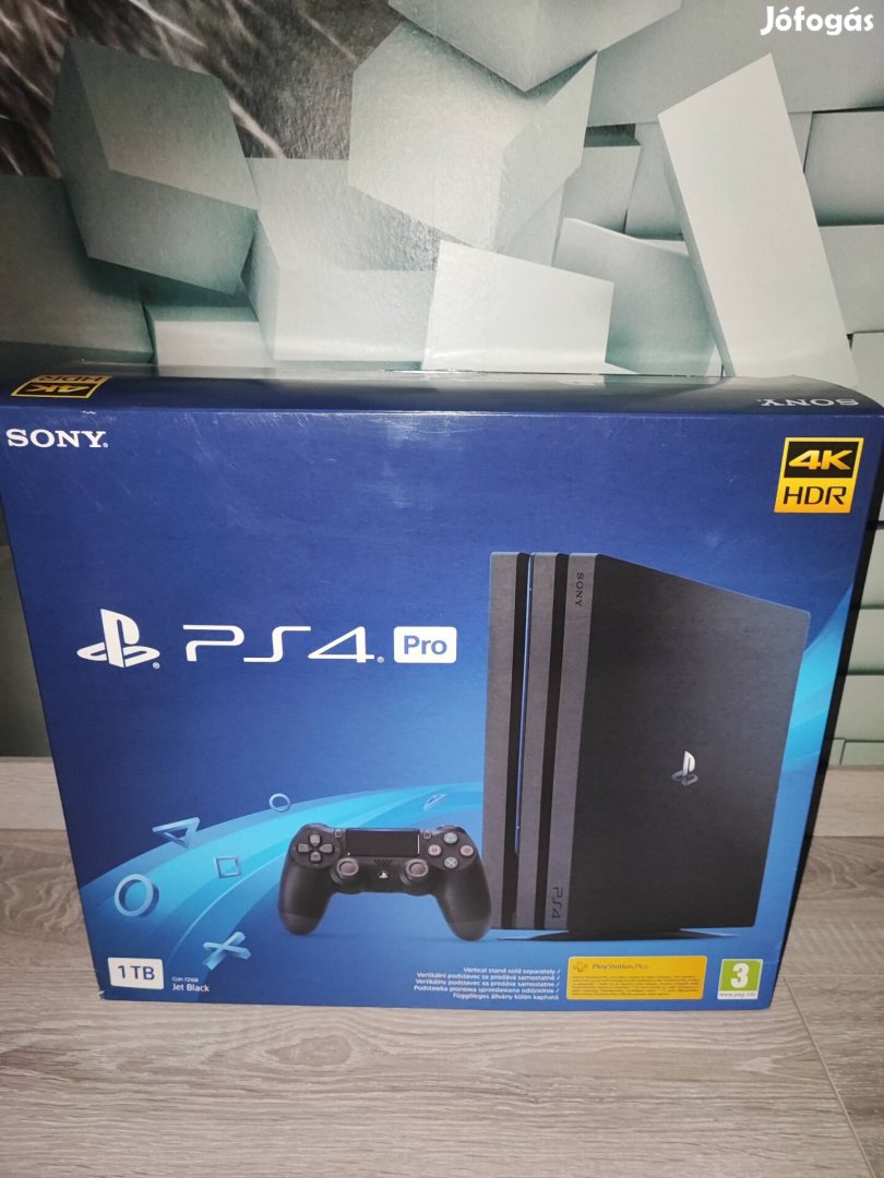 Ps4 pro - 2db kontroller - 3db játék - töltő