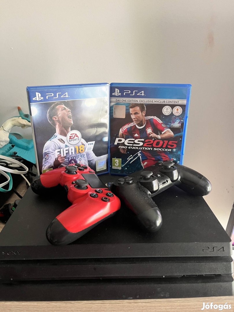 Ps4 pro két joy plusz FIFA 