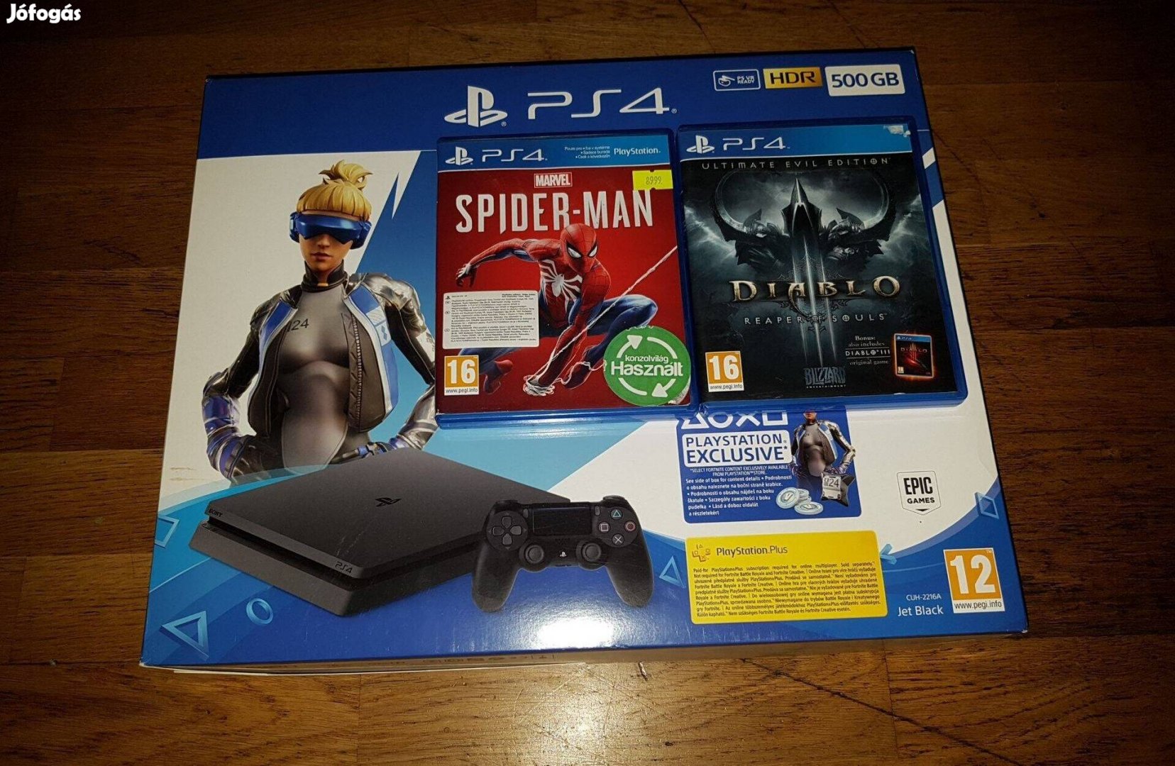 Ps4 slim 500-gb 2 darab játékkal eladó