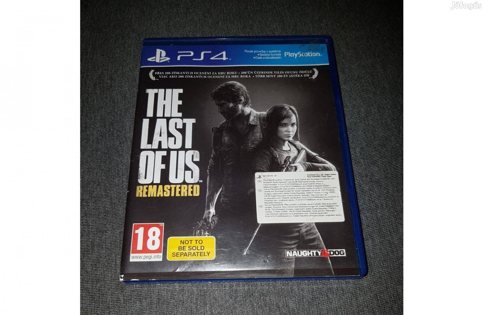 Ps4 the last of us 1 eladó