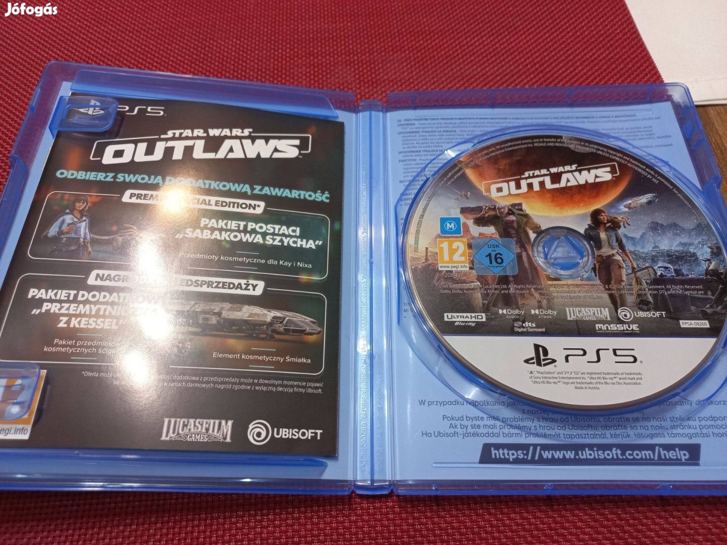 Ps5 Playstation 5 Star Wars Outlaws játék eladó hibátlan állapotban