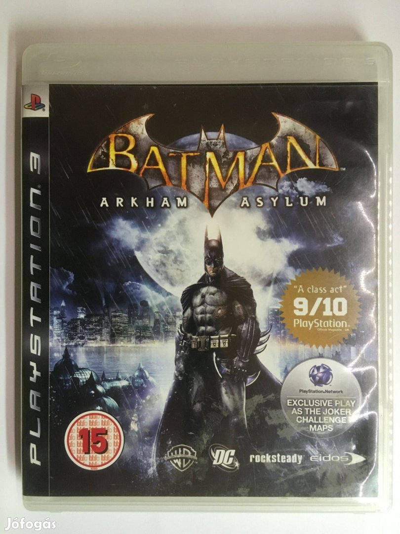 Ps 3 Batman Arkham Asylum Playstation 3 játék (platinum lemez)