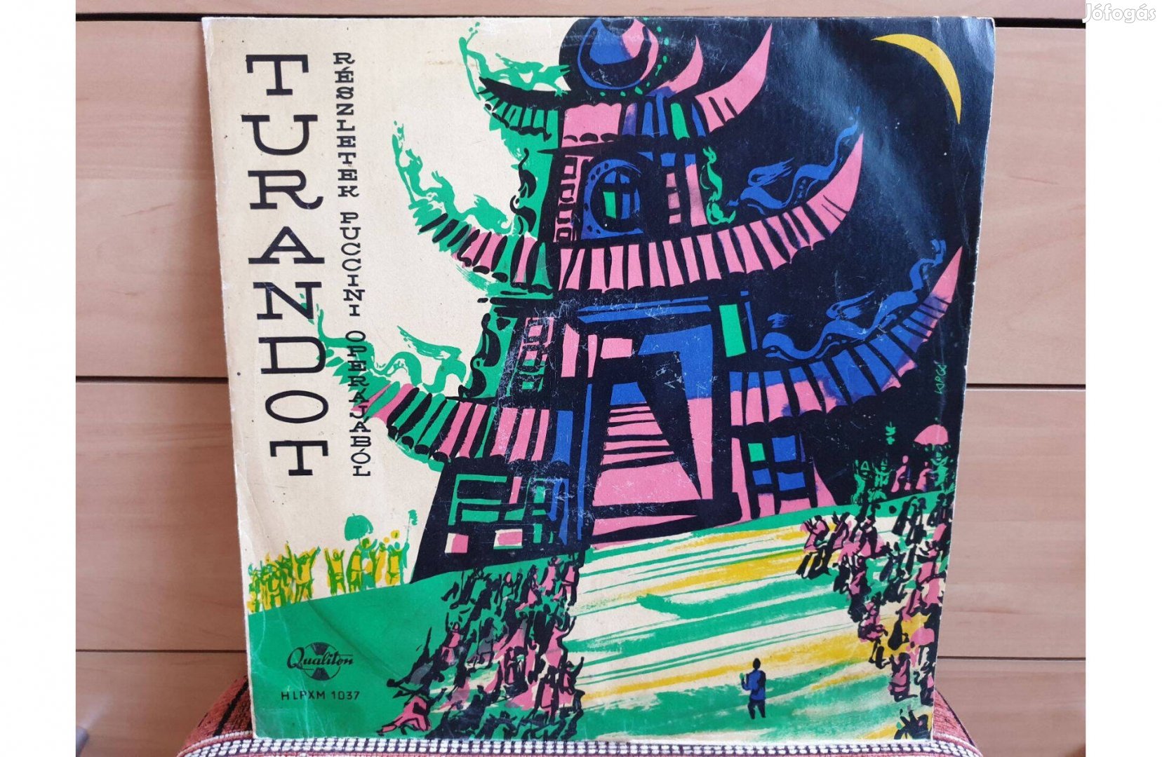 Puccini - Turandot hanglemez bakelit lemez Vinyl