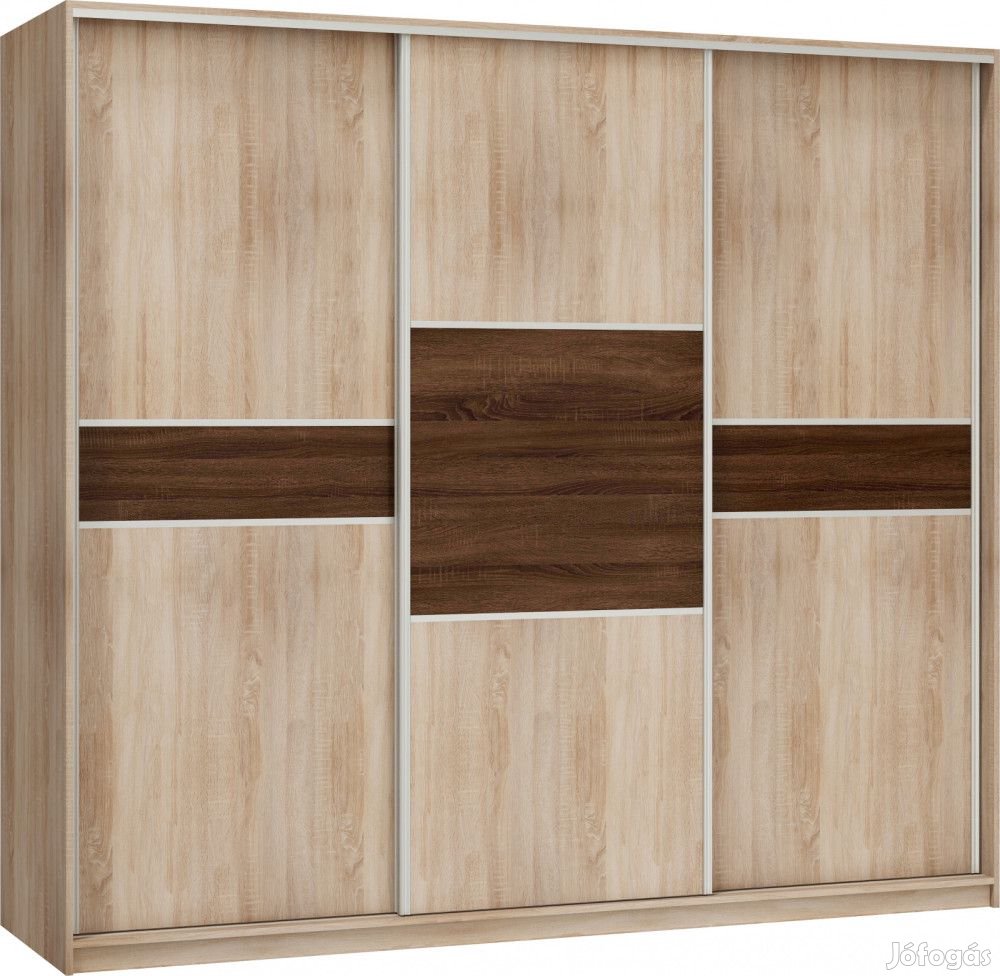 Pue-438 tolóajtós ruhásszekrény