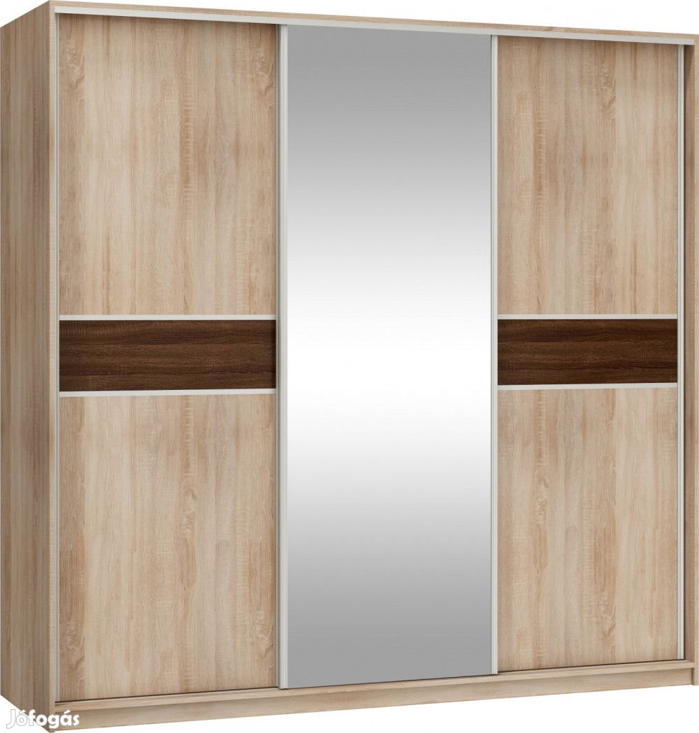 Pue-441 tolóajtós polcos szekrény