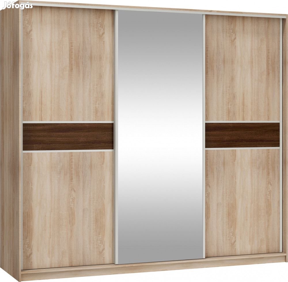 Pue-443 tolóajtós polcos szekrény