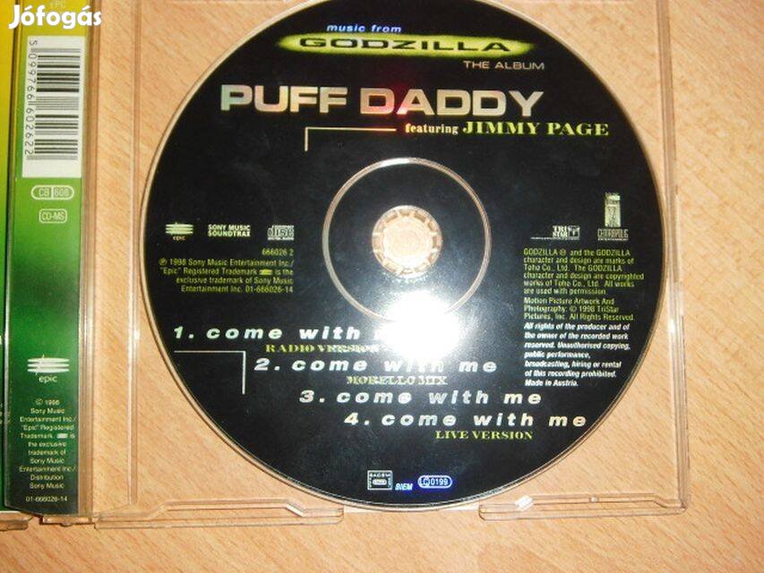 Puff Daddy featuring Jimmy Page - maxi CD eladó - Music from Godzilla!