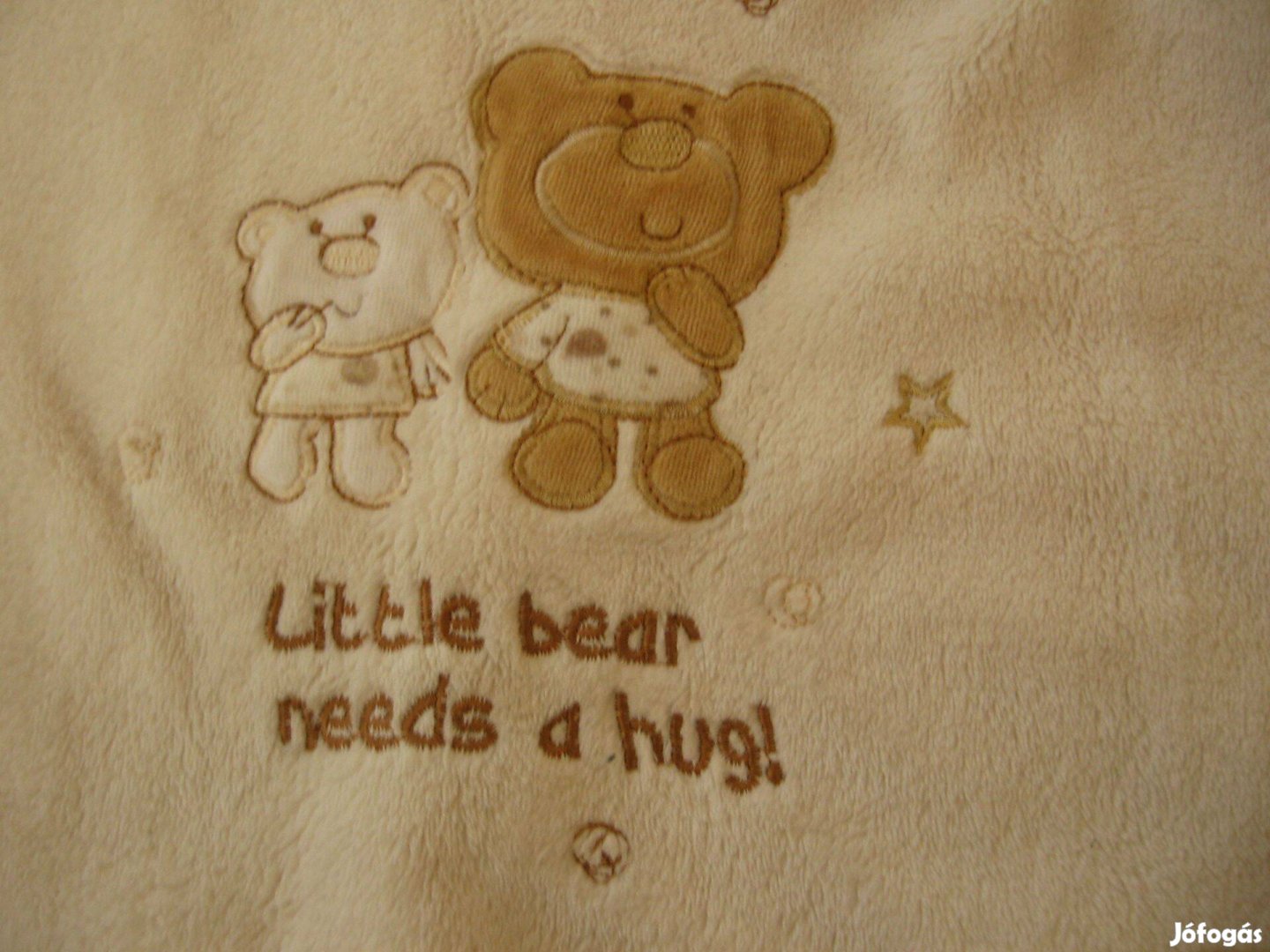 Puha Brendon baba takaró 75x100, Little bear needs a hug, újszerű