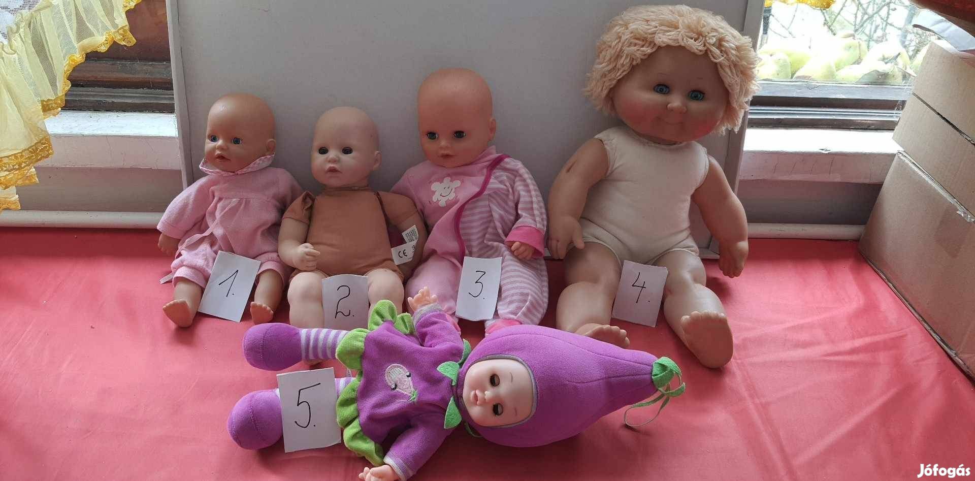 Puhatestű baba gyűjtemény 4 darab