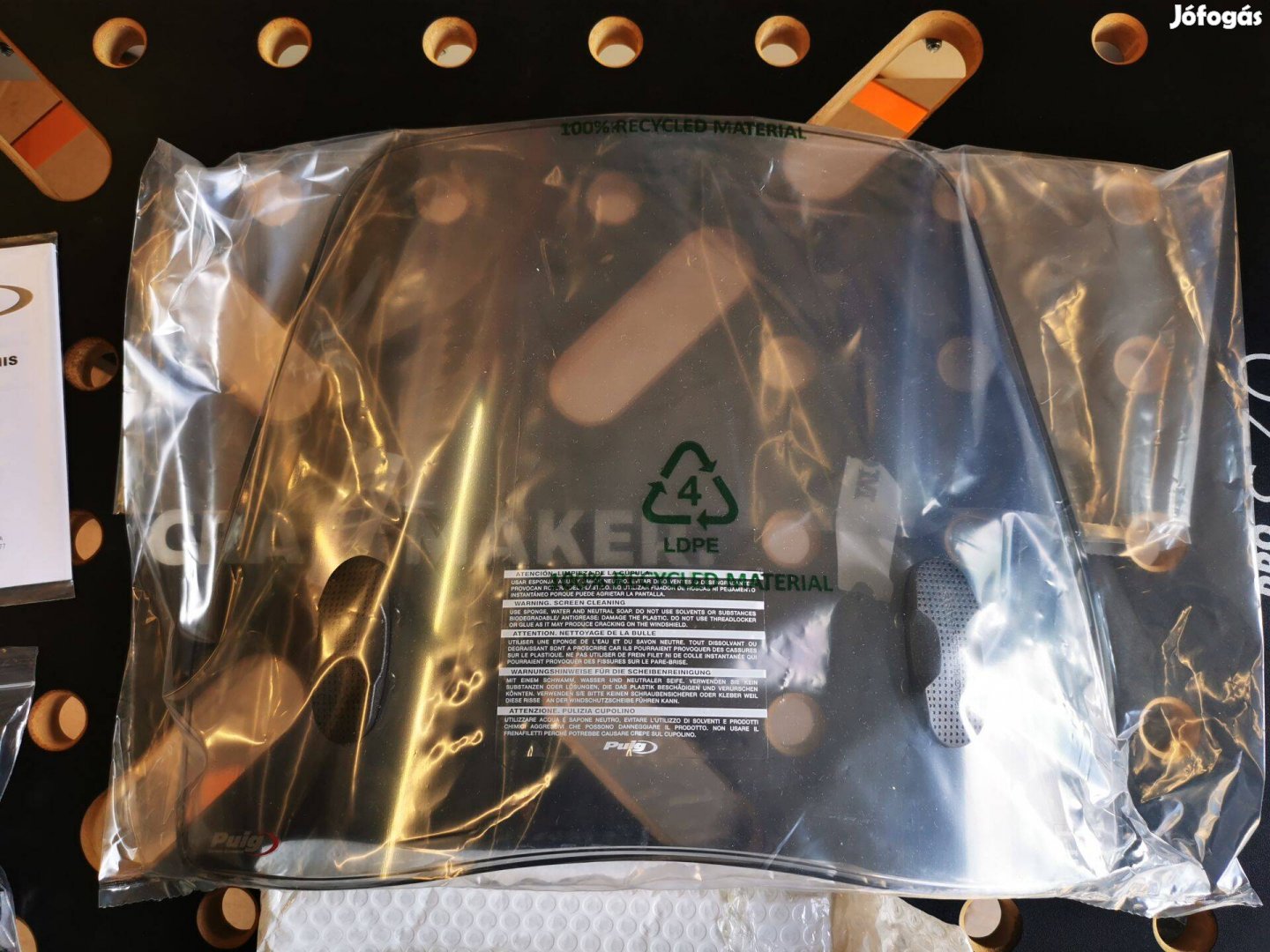 Puig Traffic plexi füstszürke uni robogóra / motorra tükörre Új