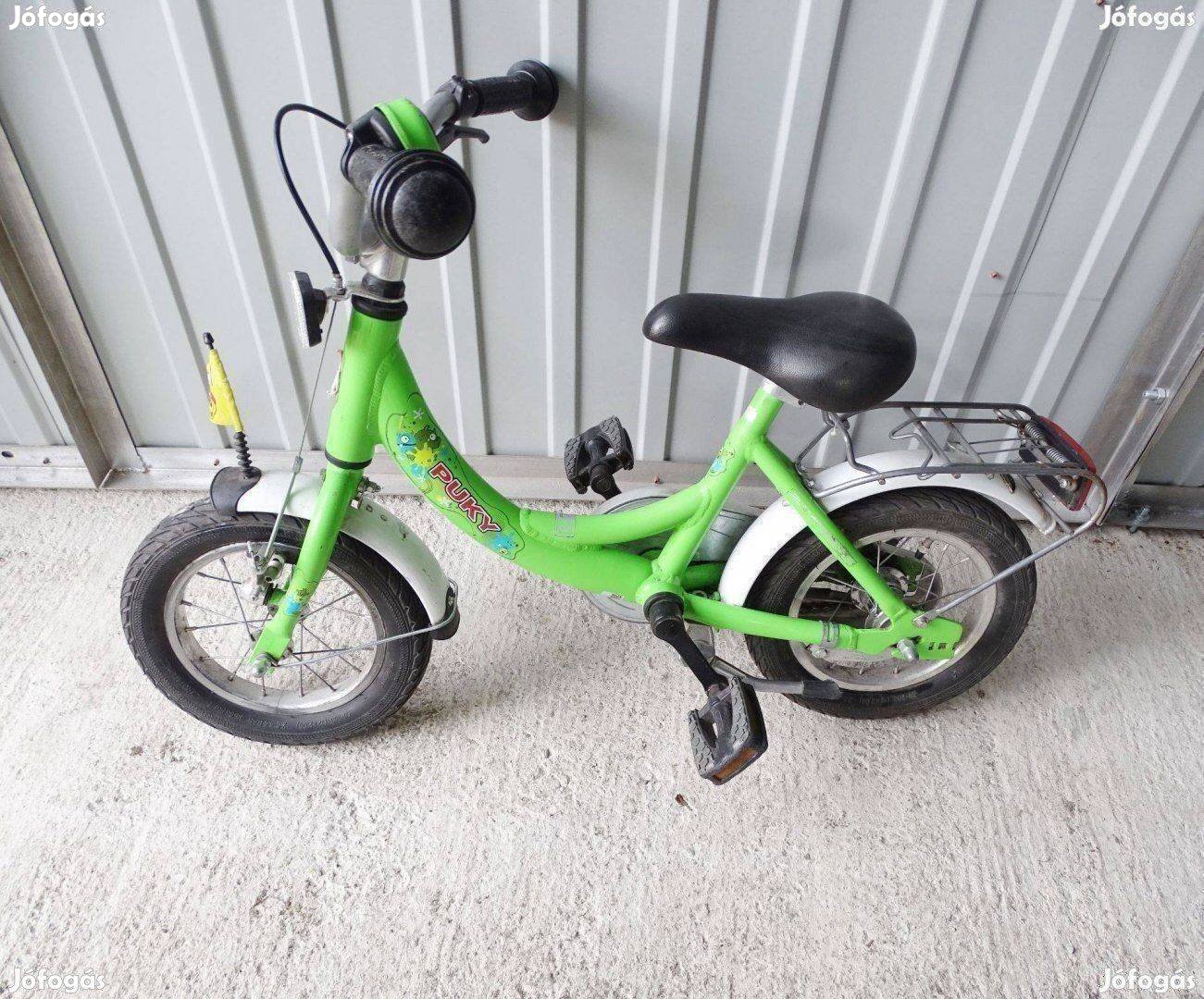 Puky gyerek bicikli kerékpár zöld 16"
