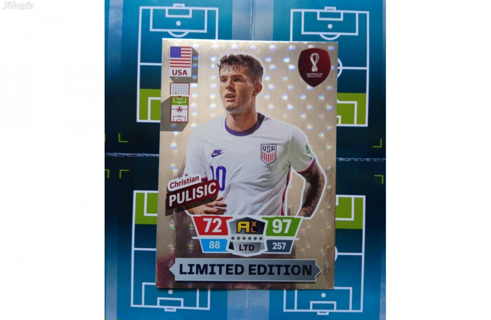 Pulisic (USA) Fifa World Cup 2022 Qatar XXL Limited kártya