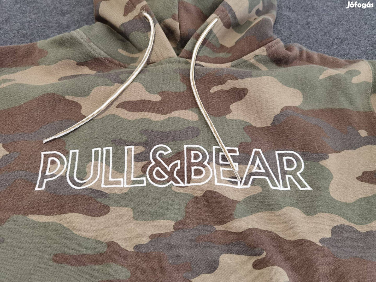 Pull&Bear kapucnis pulóver XL-es Új!