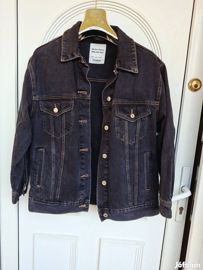 Pull Bear S-es férfi farmer kabát