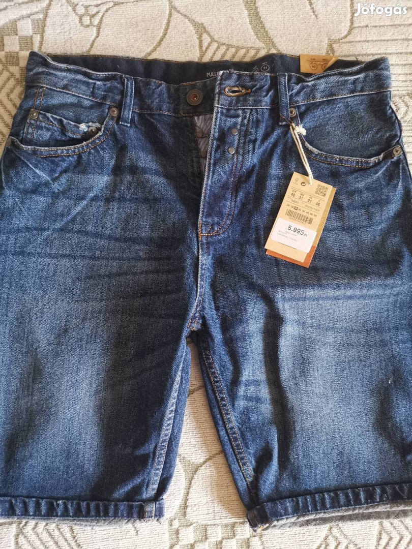 Pull & Bear férfi farmer rövidnadrág short