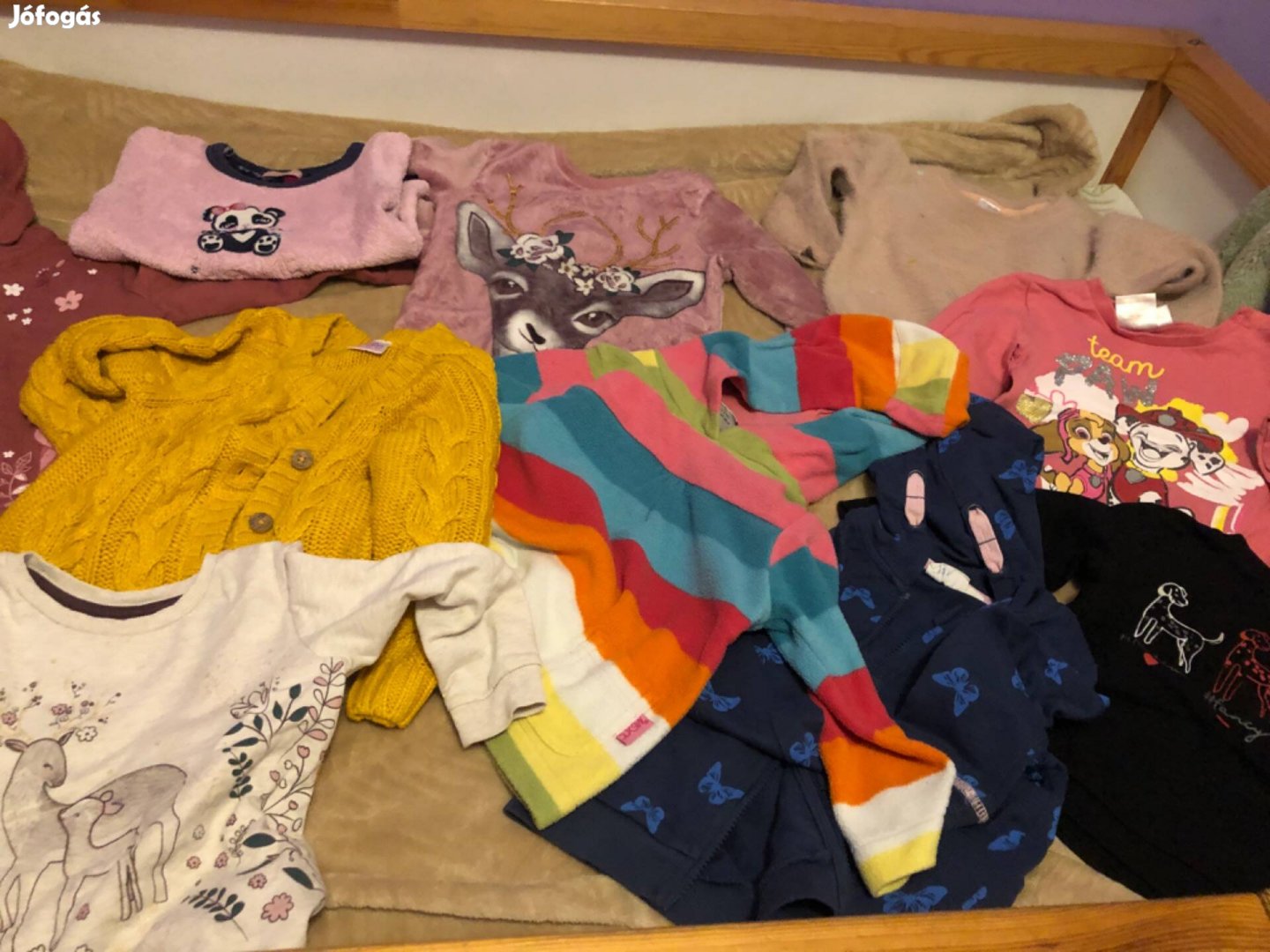 Pullover csomag,kislány 98-as,2-3 évesnek ruhacsomag