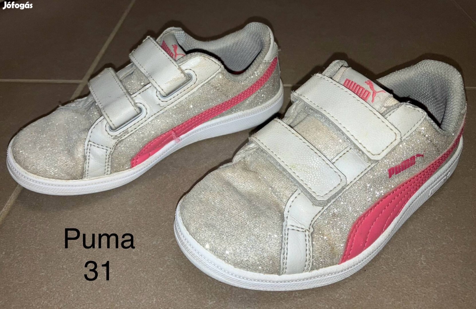 Puma 31 cipő UK12, US13C; kislány tavaszi sneaker 31