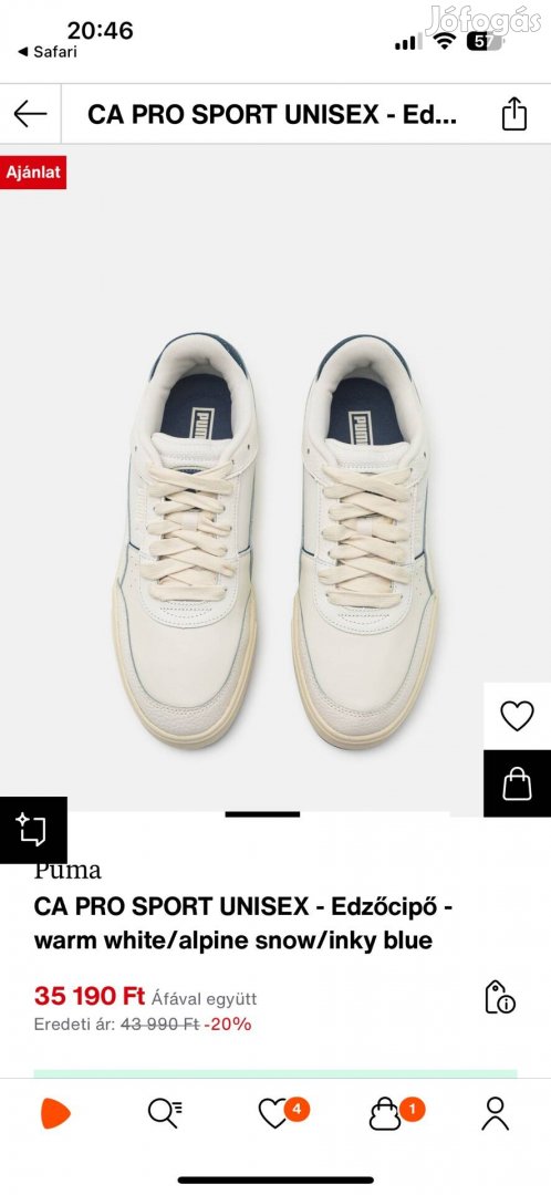 Puma CA Pro Sport cipő 46 Újszerű!