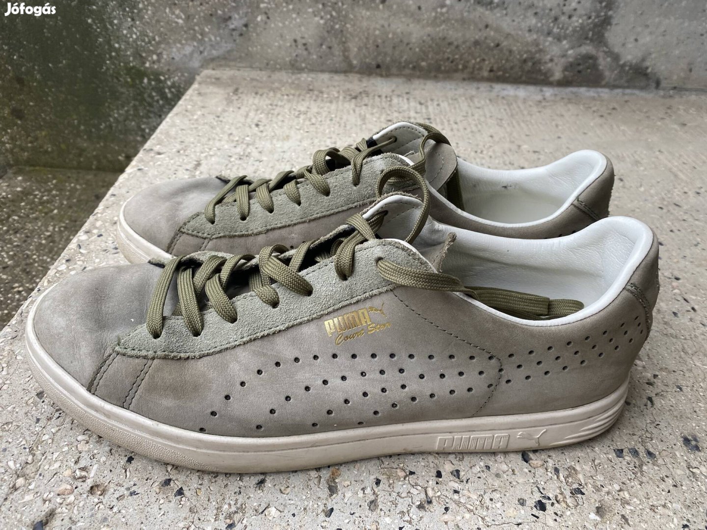 Puma Court Star Bőr Cipő Trainer EU43 US10 28CM