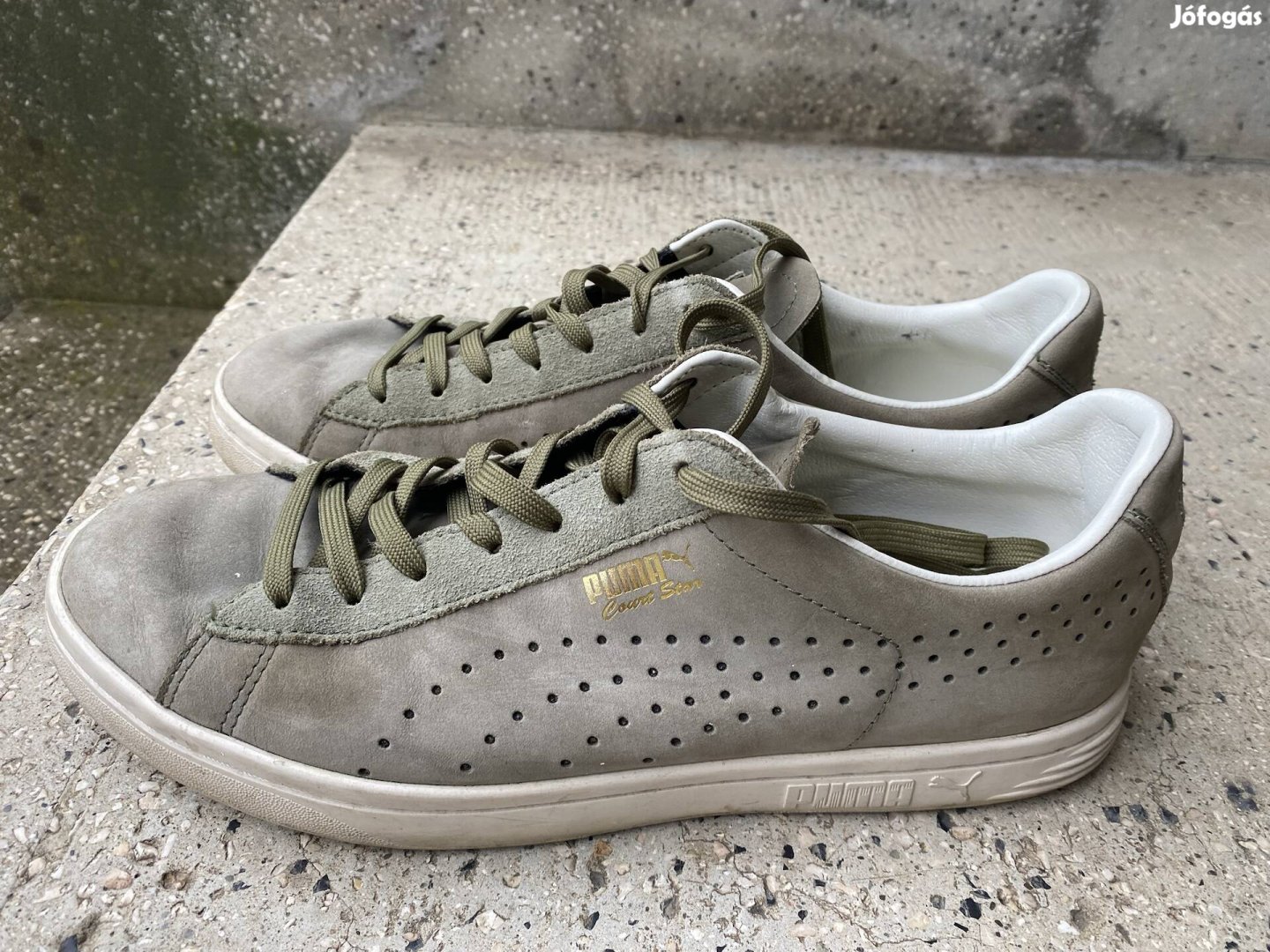 Puma Court Star Bőr Cipő Trainer EU43 US10 28CM