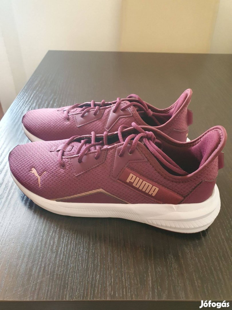 Puma Platinum Shimmer Wn's Grape Wine/Rose Gold/White futócipő 39