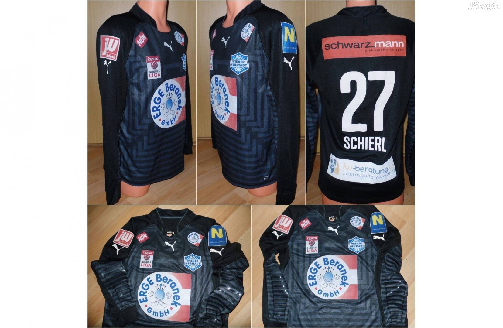 Puma SC Wiener Neustadt #27 Domenik Schierl kapus meccsmez