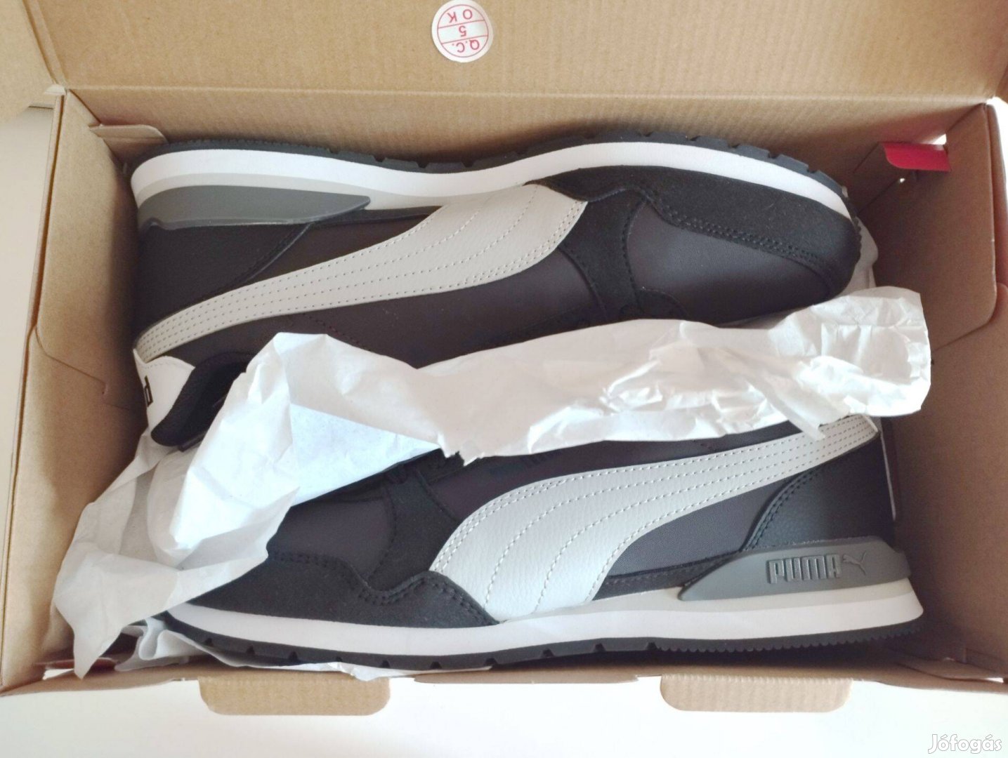 Puma ST Runner v3 NL 41-es, fekete-sötétszürke