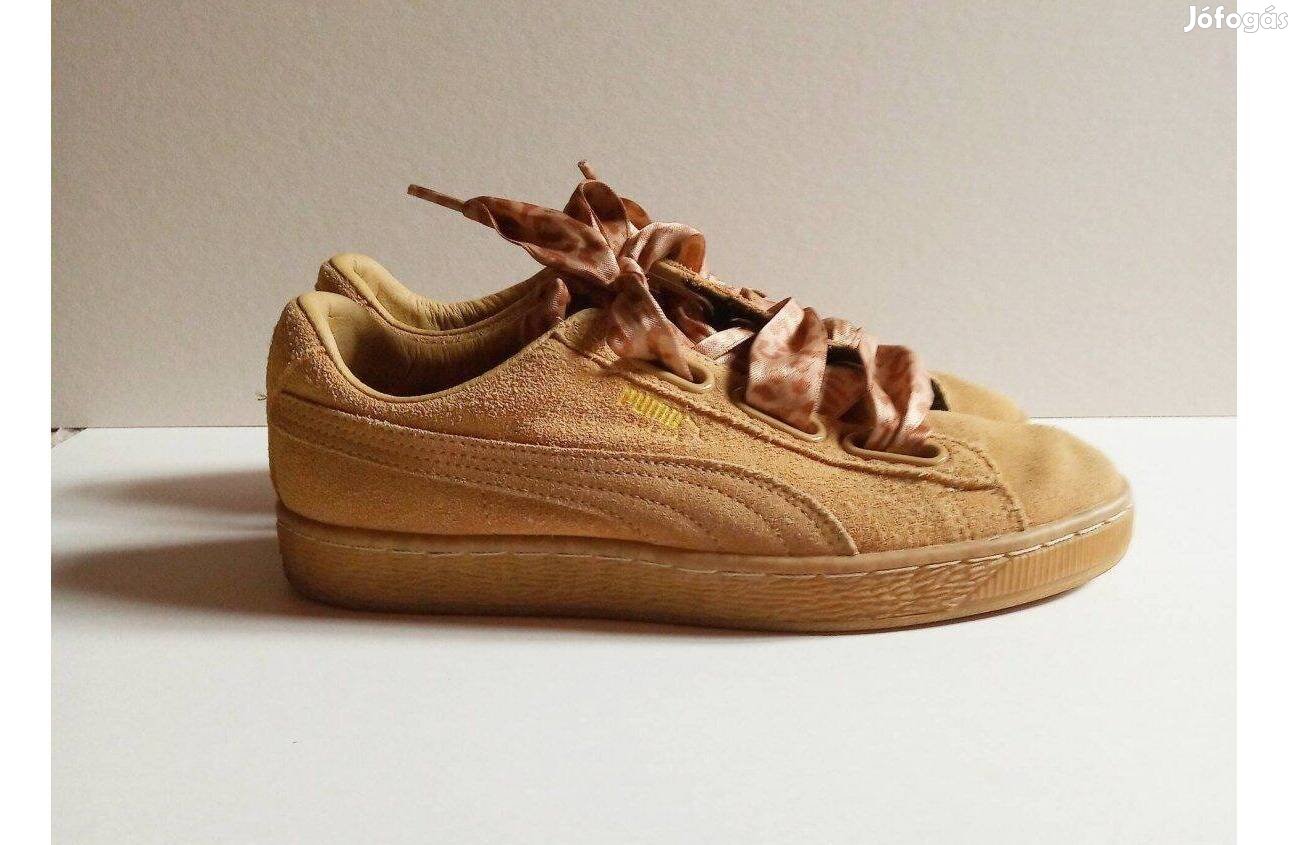 Puma suede heart leopard outlet