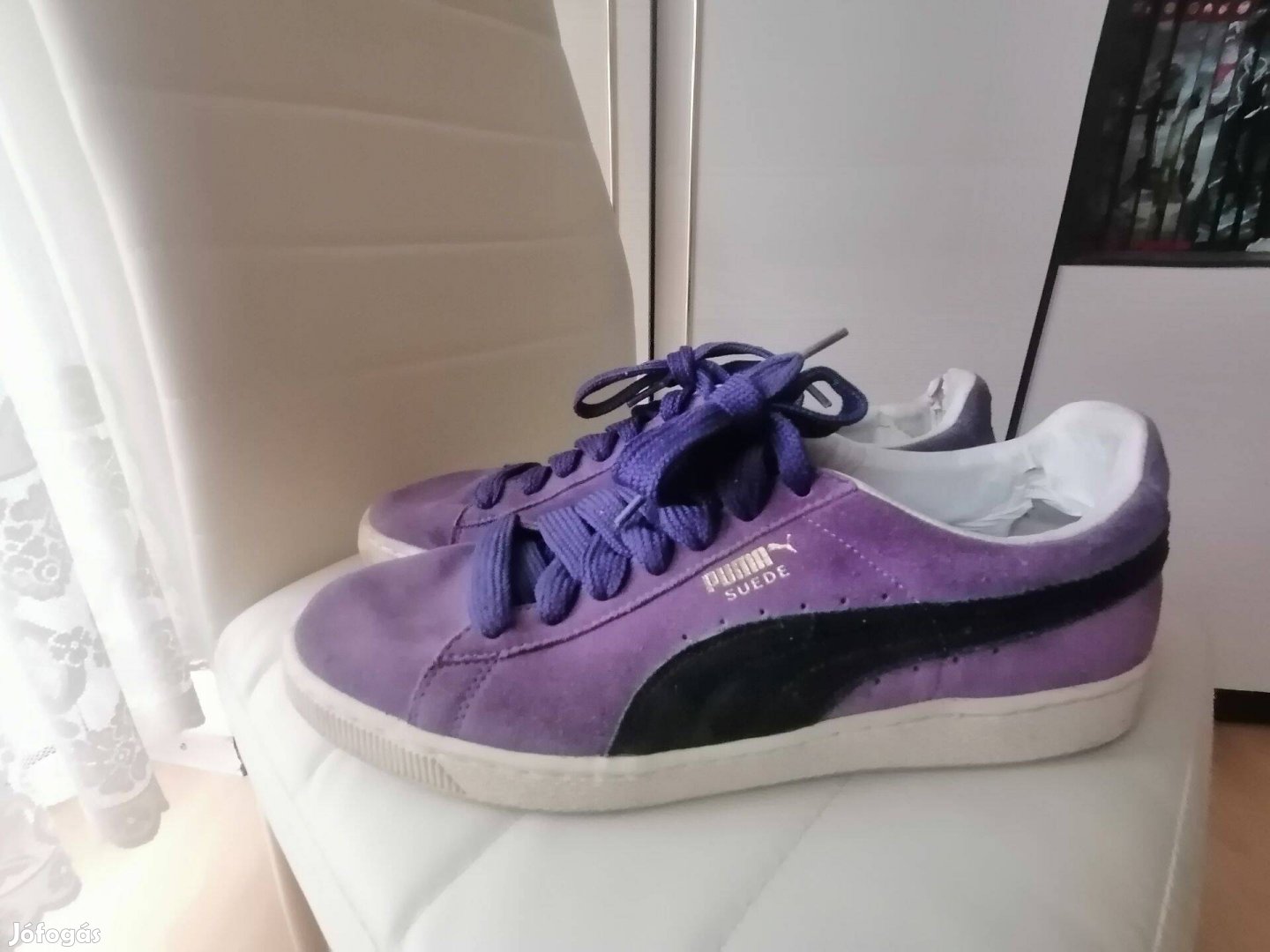 Puma Suede, Nyersbőr sneaker bőrbetétekkel 48.5