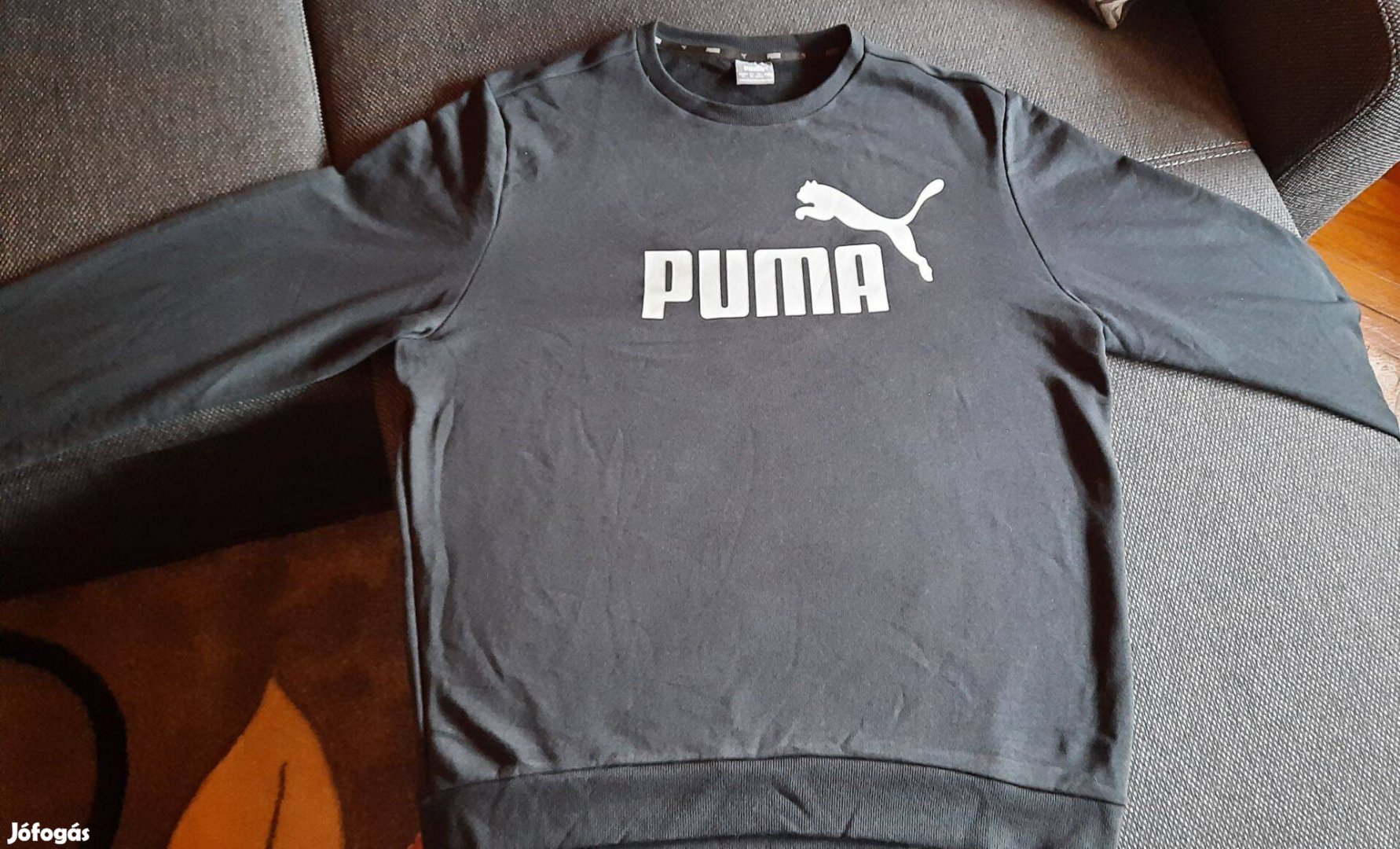 Puma XL-es Fekete Pulóver Új