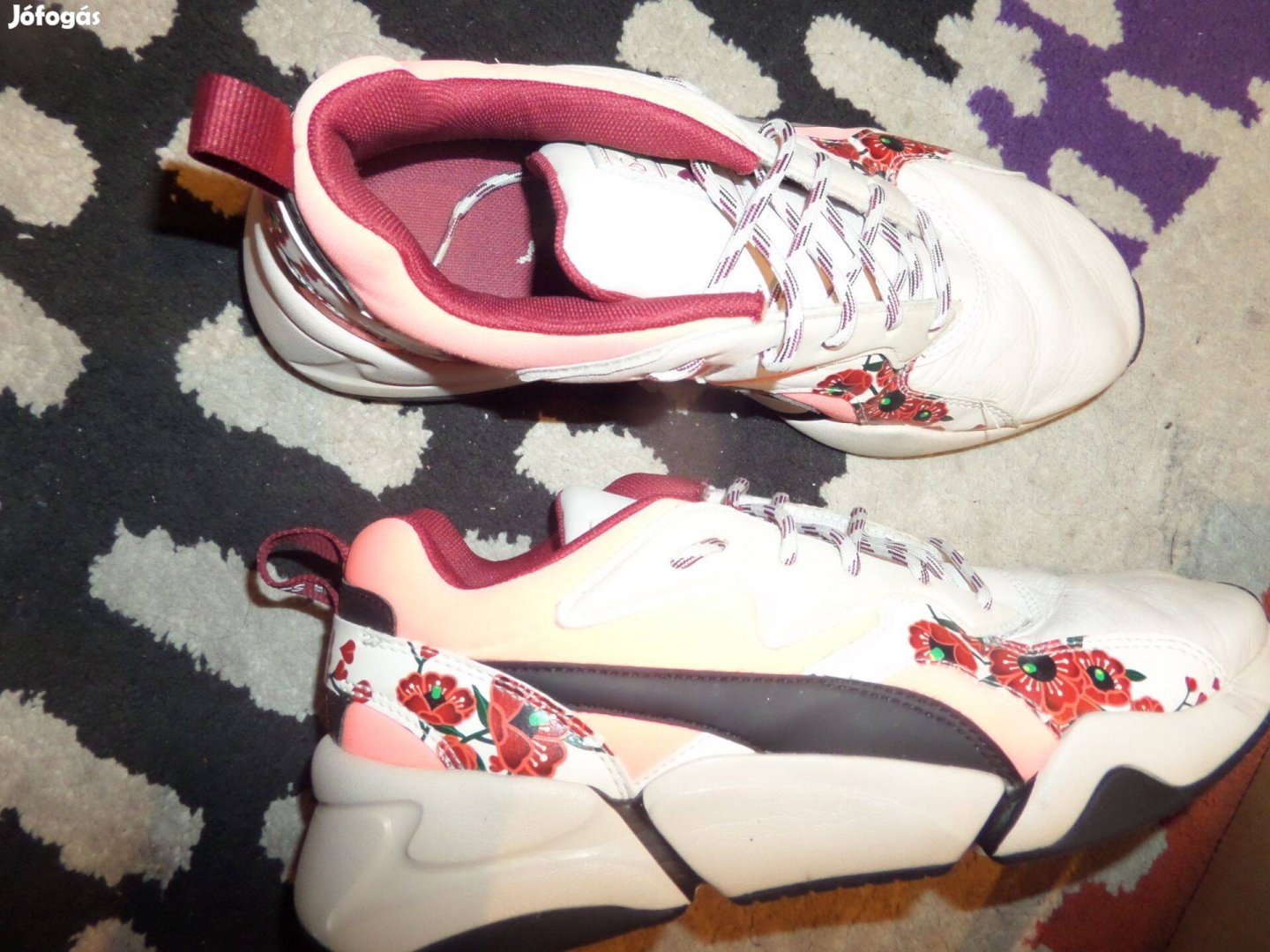 Puma bőr sportcipő 40,5-es méret 26 cm újszerű