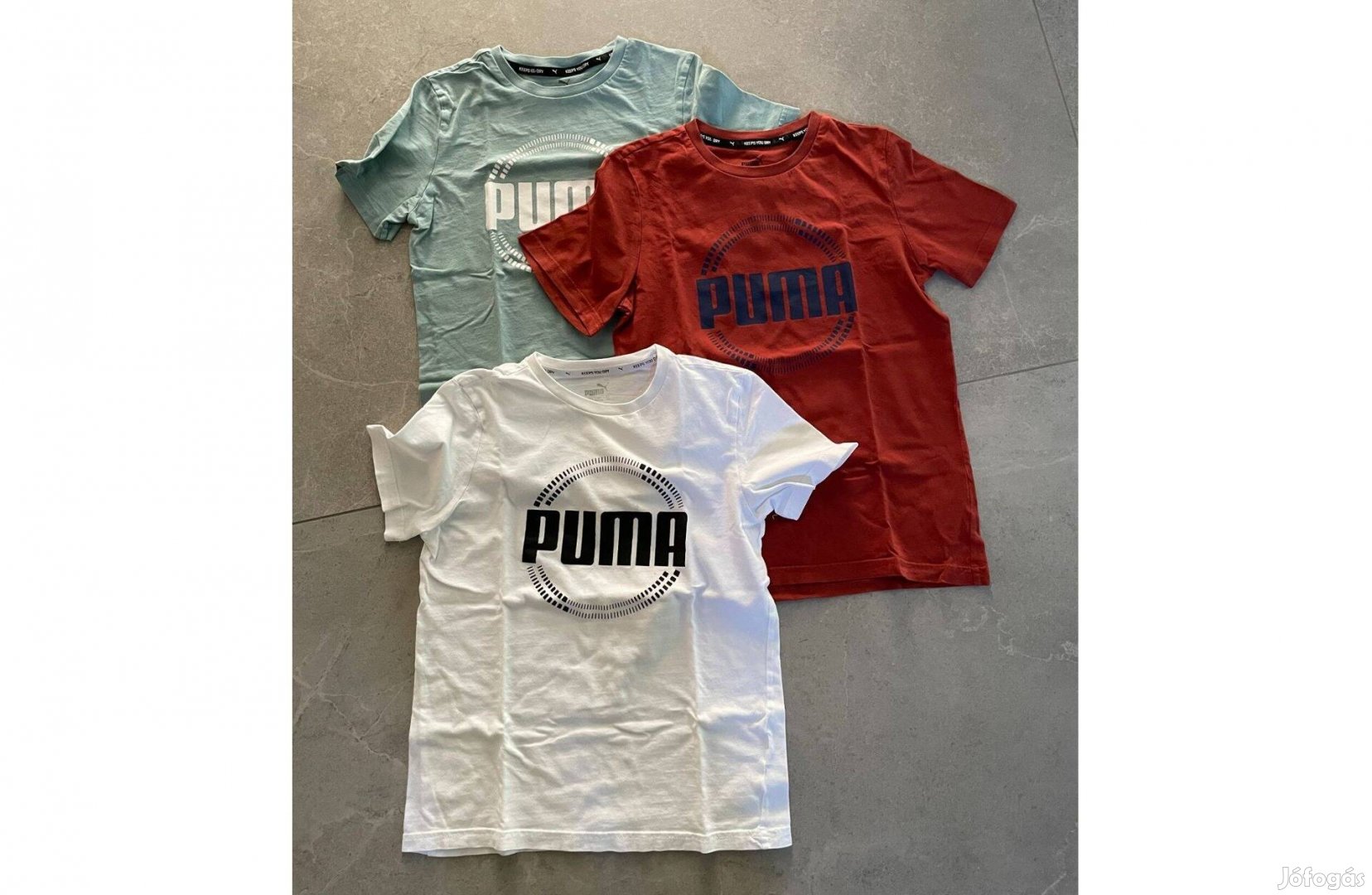 Puma fiú póló 10-11 éves 152 cm csomagban (3db)
