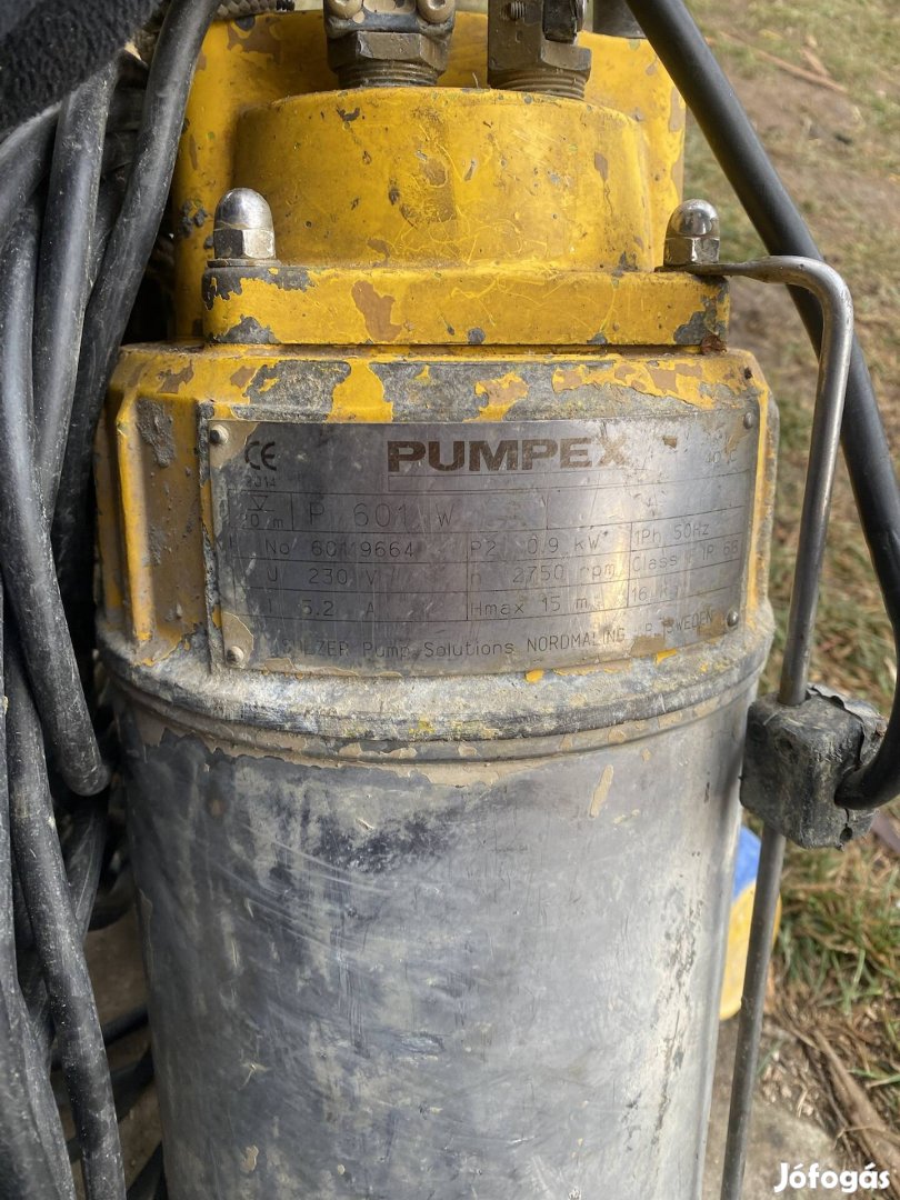 Pumpex p 601w víz  szivattyú eladó