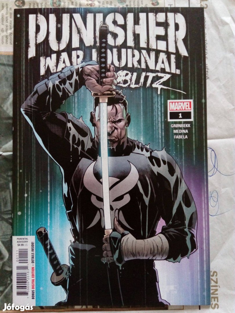 Punisher War Journal Blitz 2022 Marvel képregény 1A. szám