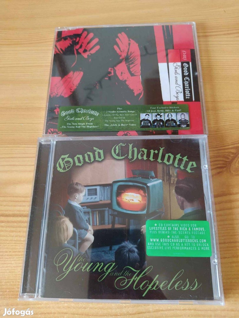 Punk, Pop, Rock zenei CD-k (Good Charlotte, 2db)