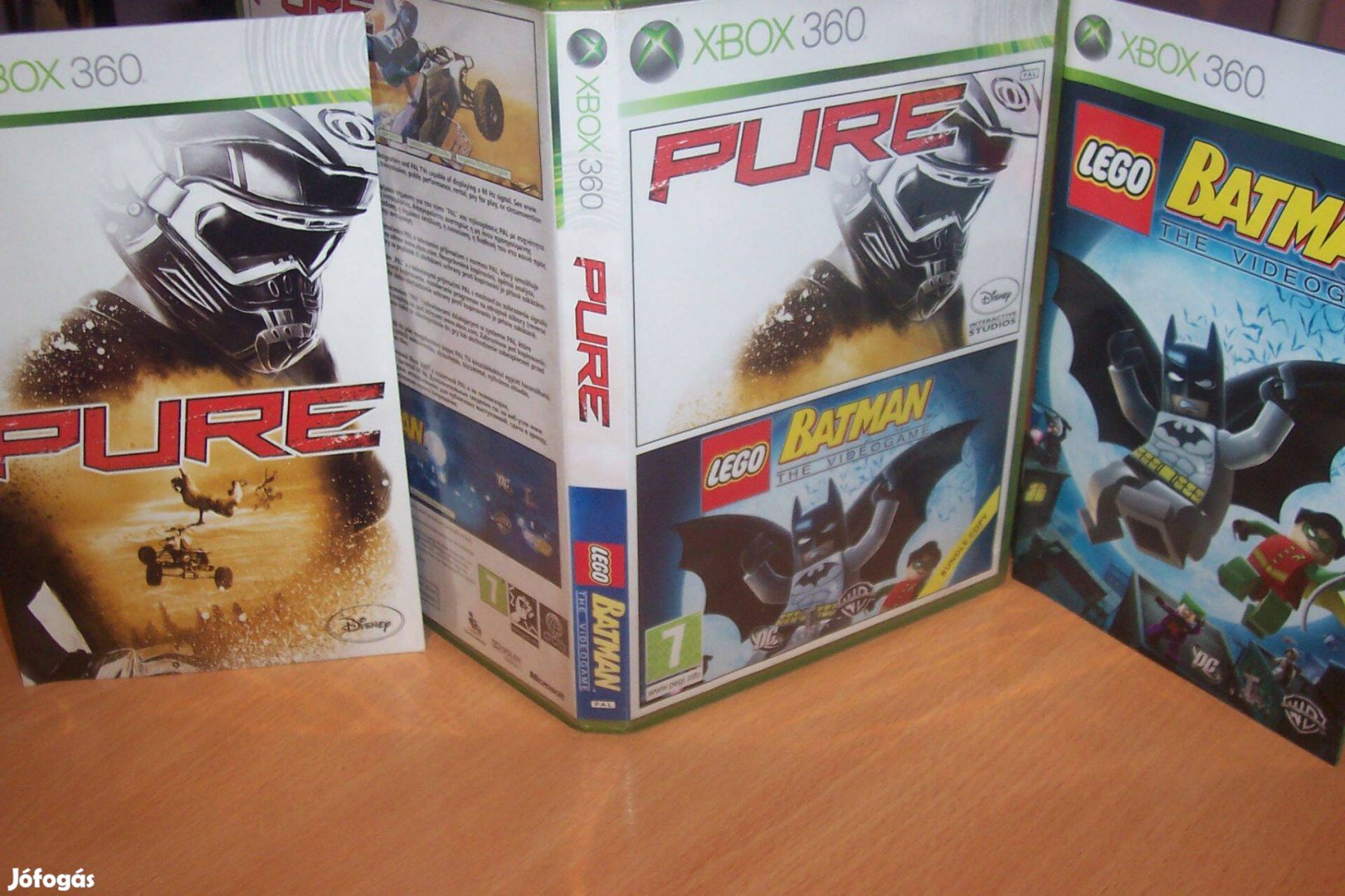 Pure+Lego Batman: The Videogame(2DVD)-eredeti xbox360/ONE játéklemez