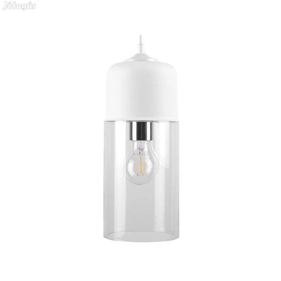 Purus üveg függőlámpa fehér 3024