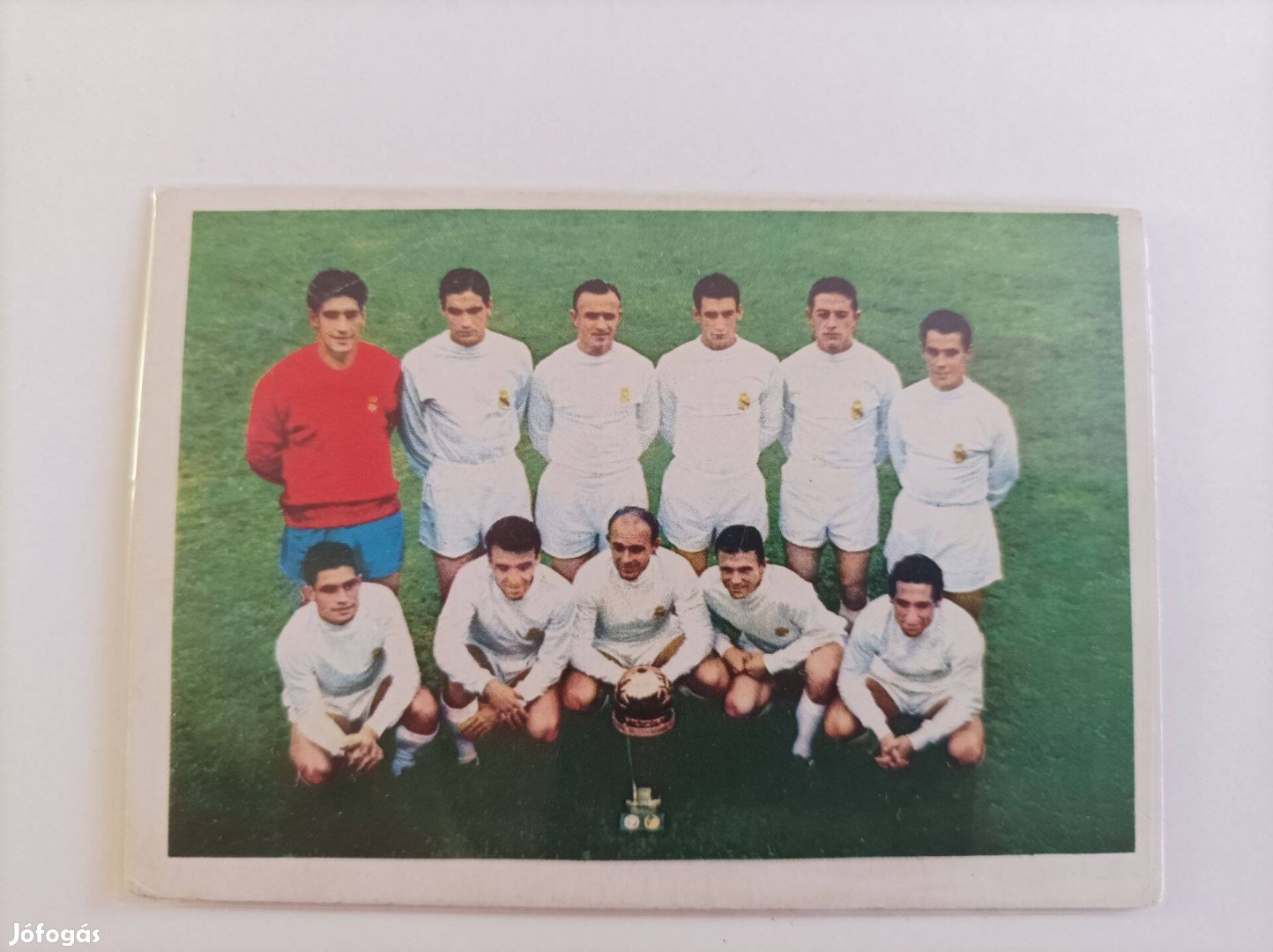 Puskás Ferenc Real Madrid csapat kártya