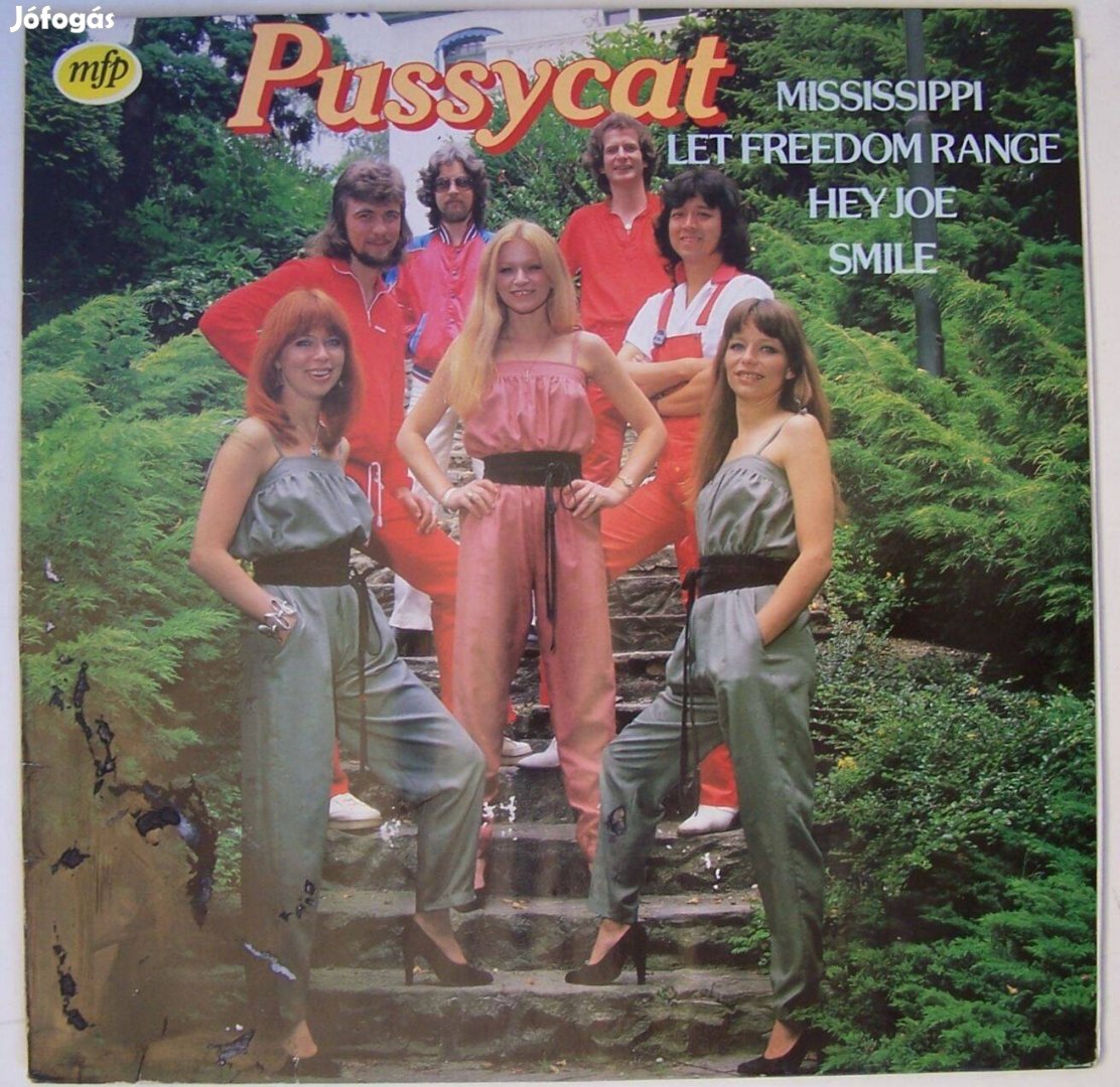 Pussycat 1980, megkímélt állapotú, holland nyomású LP