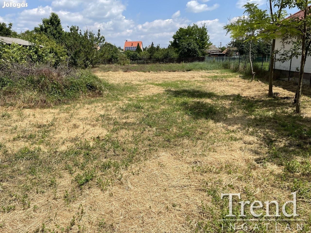 Pusztaszabolcson csendes utcában építési telek eladó!