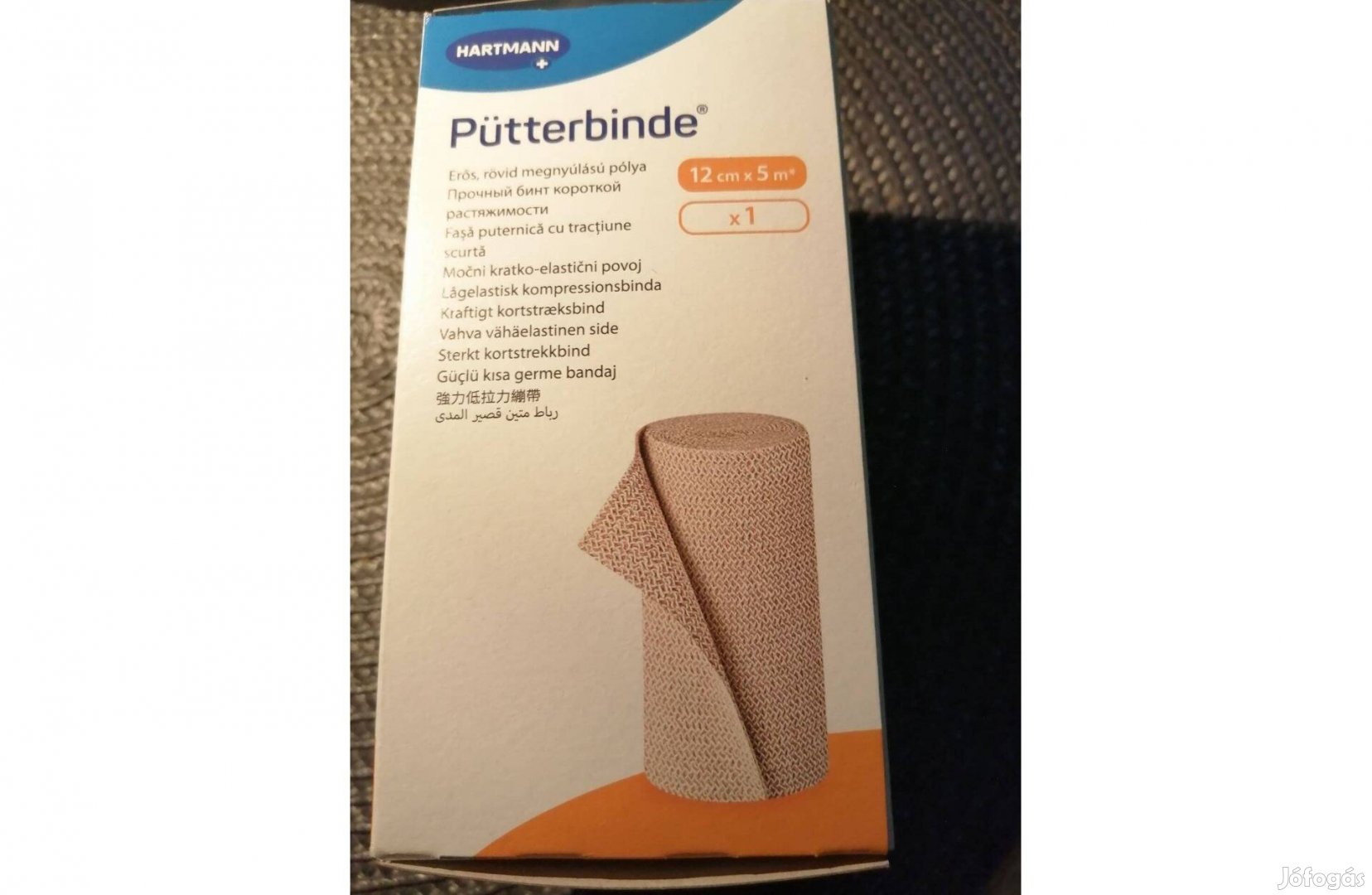 Pütterbinde,Gumifásli,bontatlan