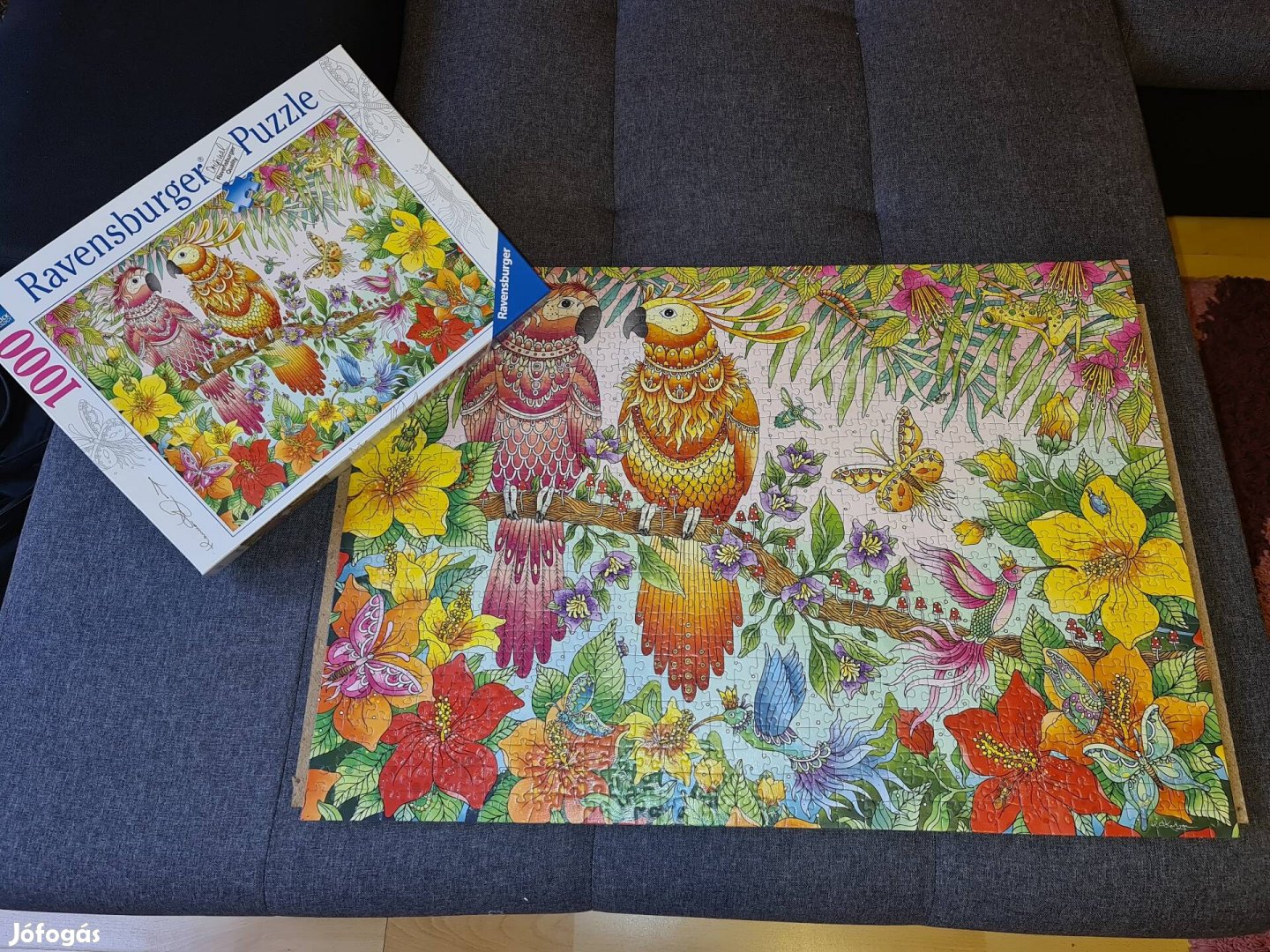 Puzzle 1000 db összeragasztva