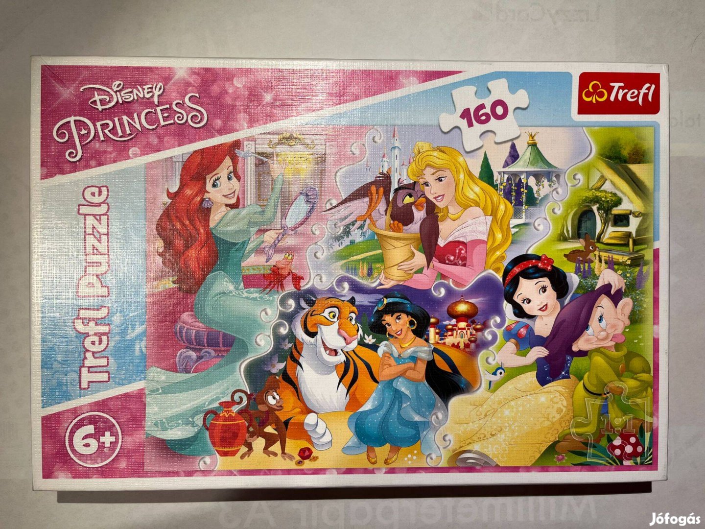 Puzzle 160 darabos kirakó - Disney hercegnők