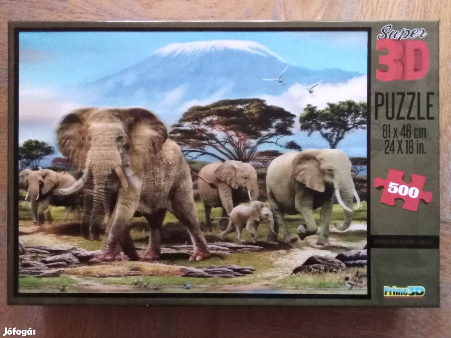 Puzzle 500 db-os 3dimenziós minőségi kirakó vadonatúj állapotban eladó