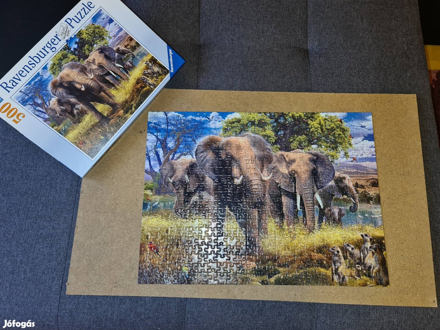 Puzzle 500 db összeragasztva