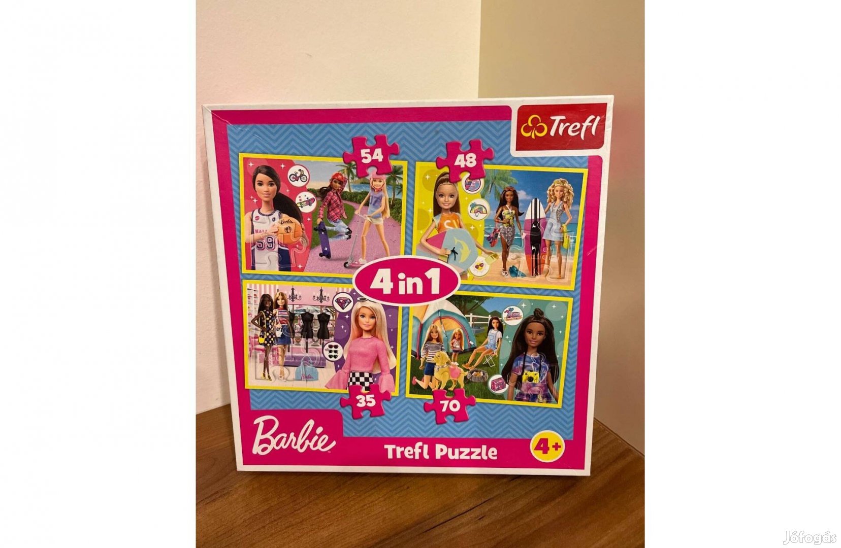 Puzzle Barbie 4 db játék