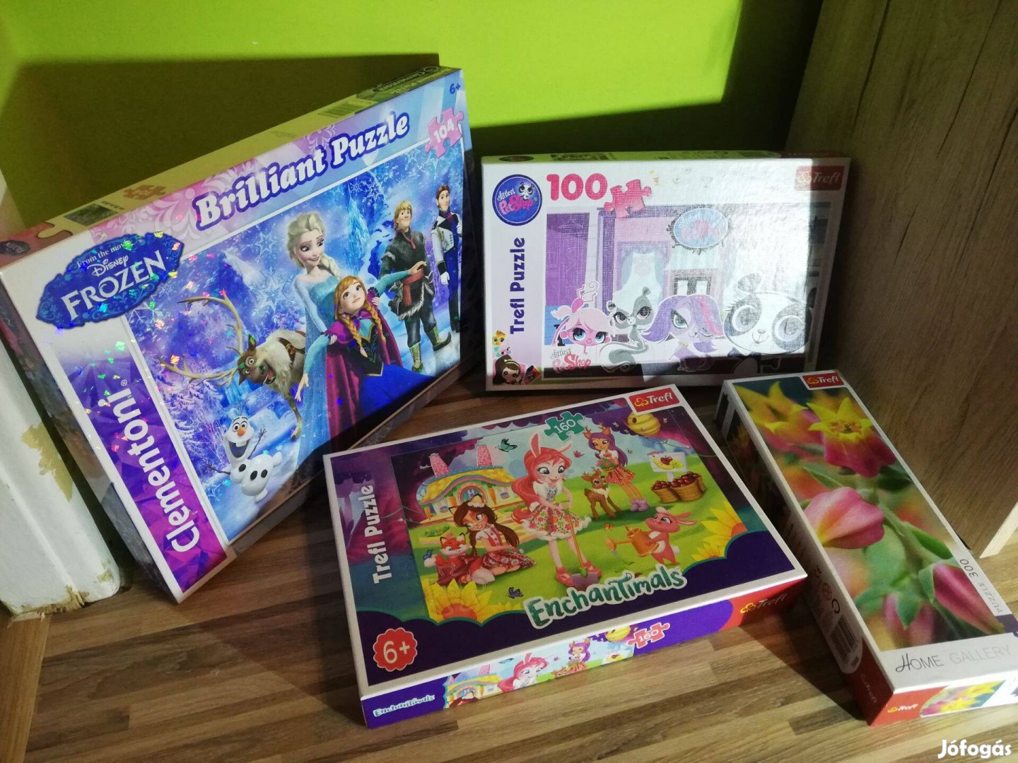 Puzzle Frozen, LPS, Enchantimals, tulipános