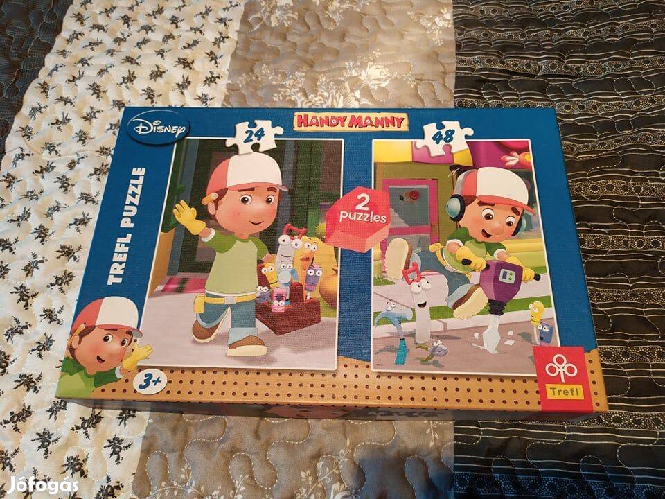 Puzzle Manny mester 29 x 13 cm 2 db kép