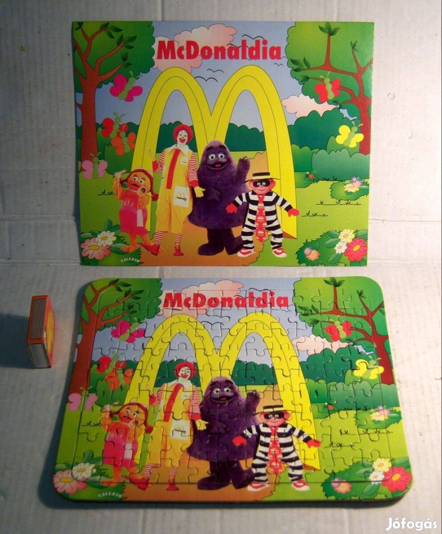 Puzzle Mcdonaldia 99db-os (Valérió Debrecen) kb.1992